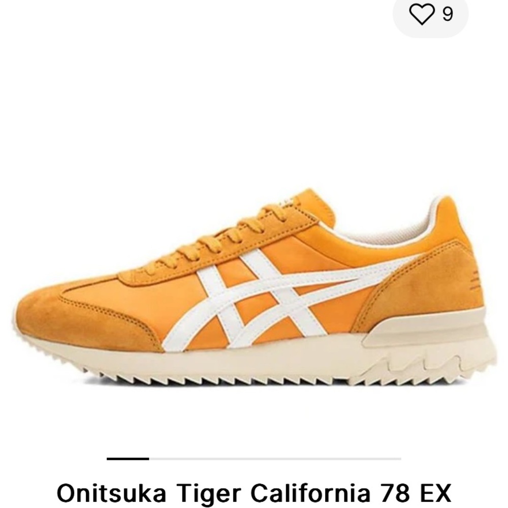 Onitsuka Tiger women’s size 8, citrus white. Like new.